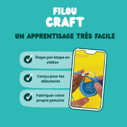Jojo le Lapin kit de crochet - FilouCraft