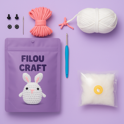 Jojo le Lapin kit de crochet - FilouCraft