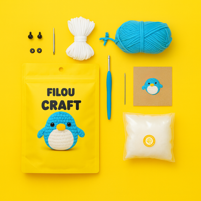 Pingo Le Penguin kit de crochet - FilouCraft